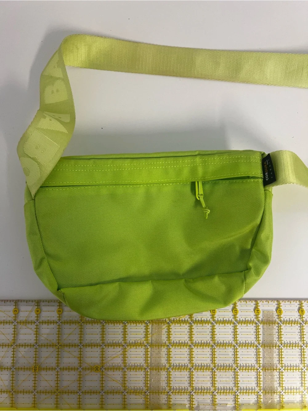 Baboon to the Moon Neon Green Waist Bag and Pink Mini Backpack Bag Duo